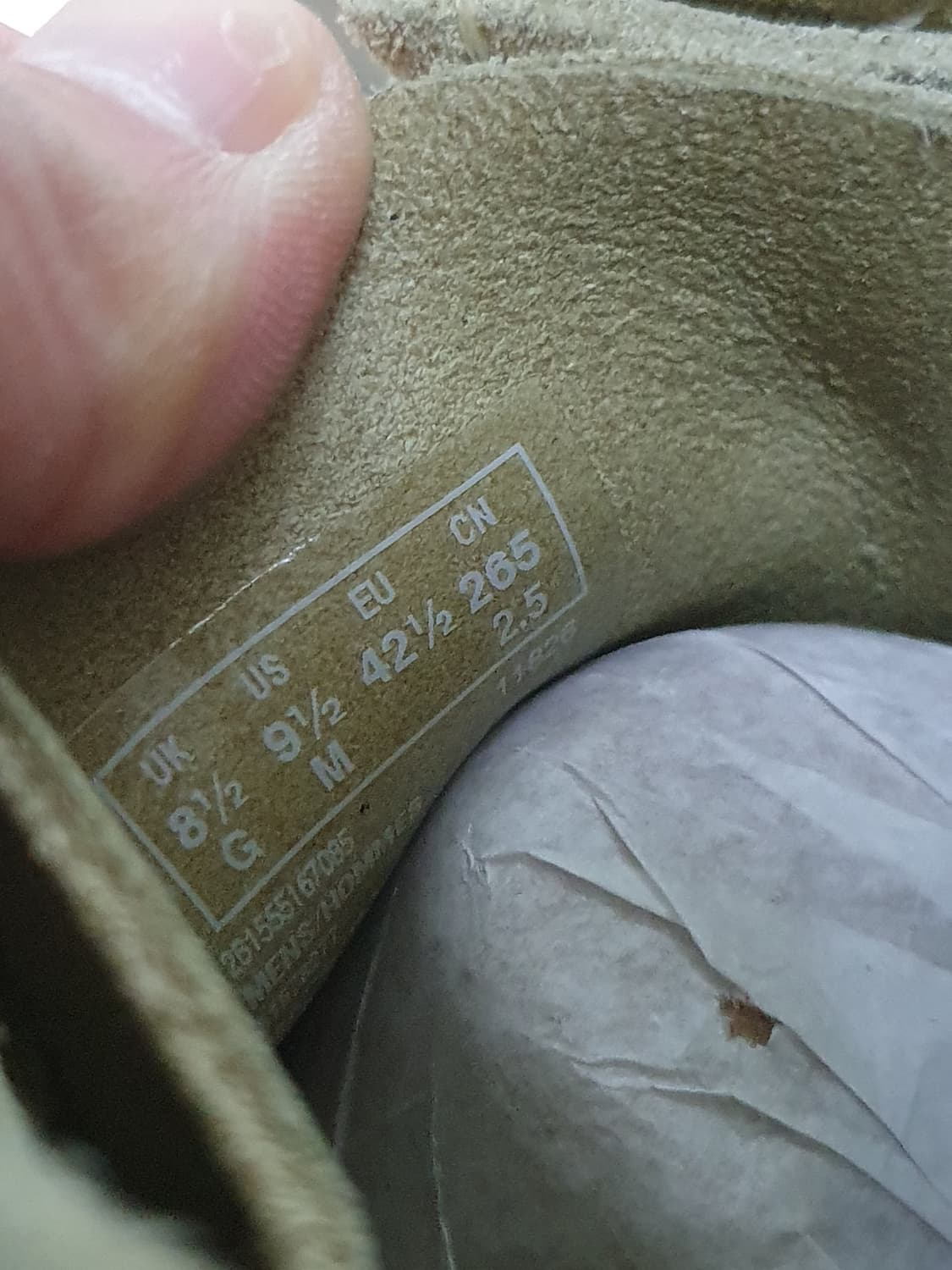 클락스 왈라비 메이플 스웨이드 165 상품이미지10