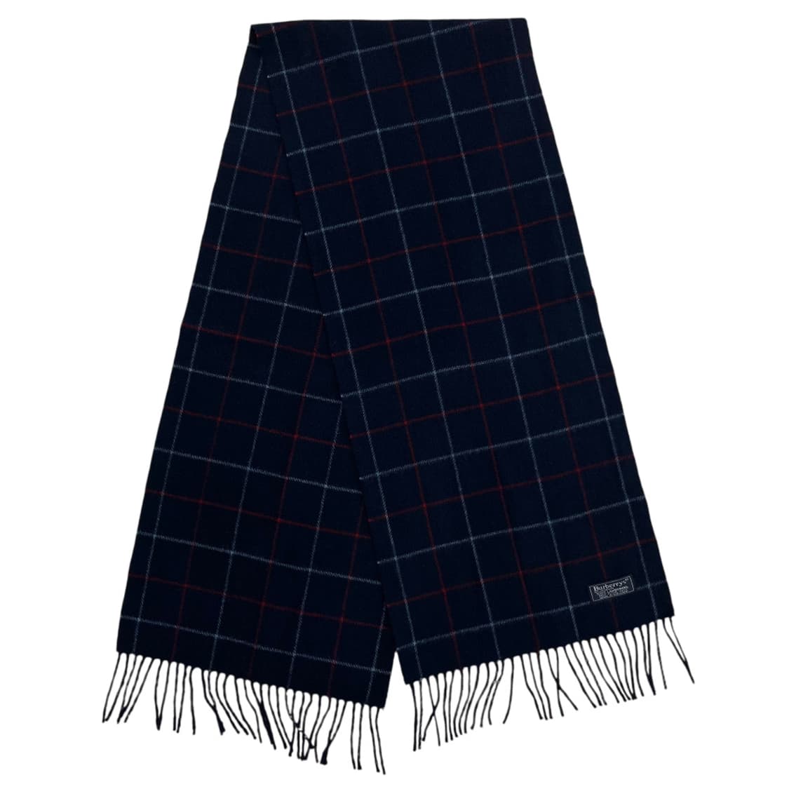 버버리 캐시미어 네이비 머플러 상품이미지3