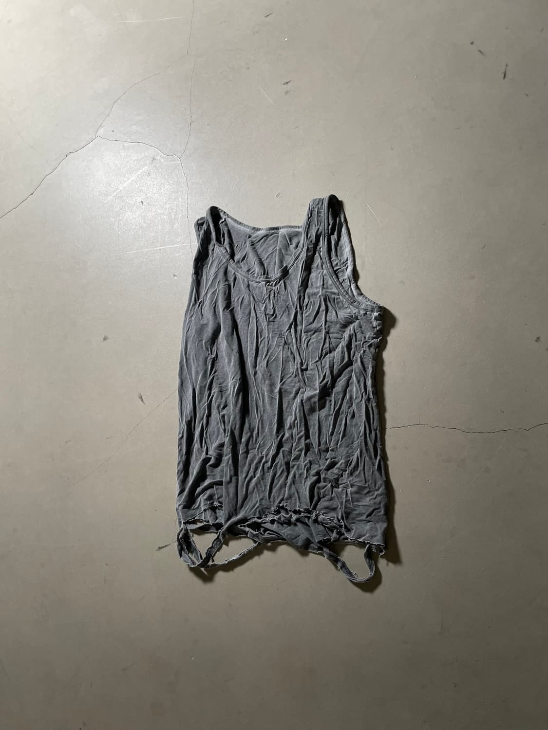  KZ Atelier Destroyed Layered Tank Top 상품이미지1