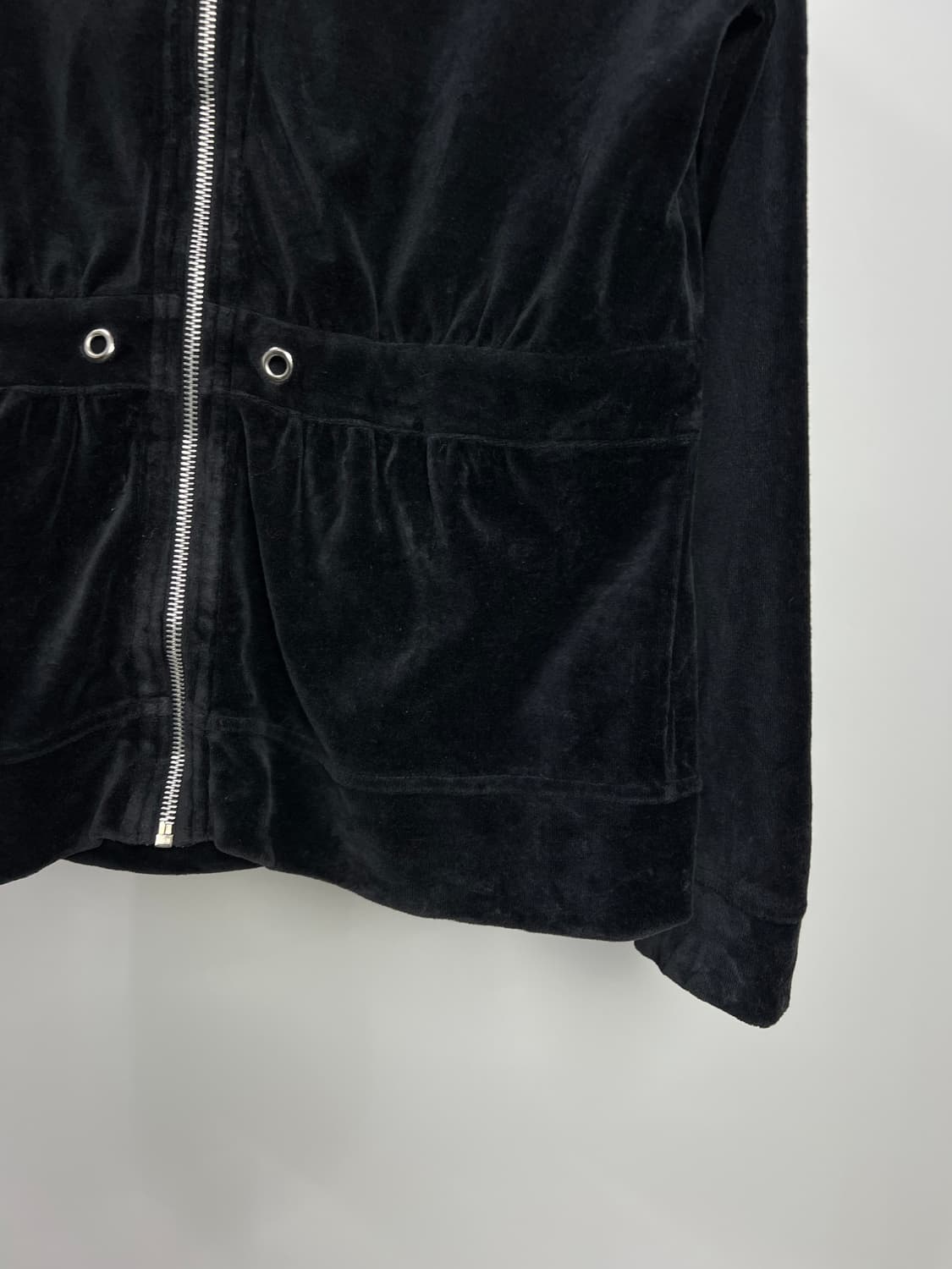 HAPPY WALK 벨벳 후드 집업  상품이미지5