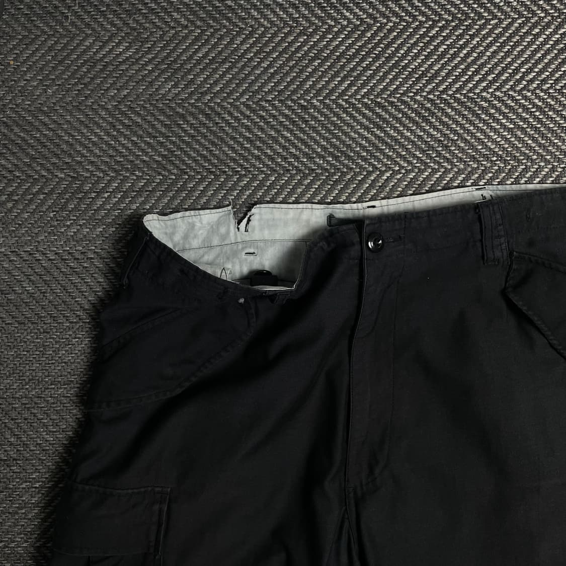 빈티지 유틸리티 퍼티그 카고팬츠 블랙o 6228 상품이미지4
