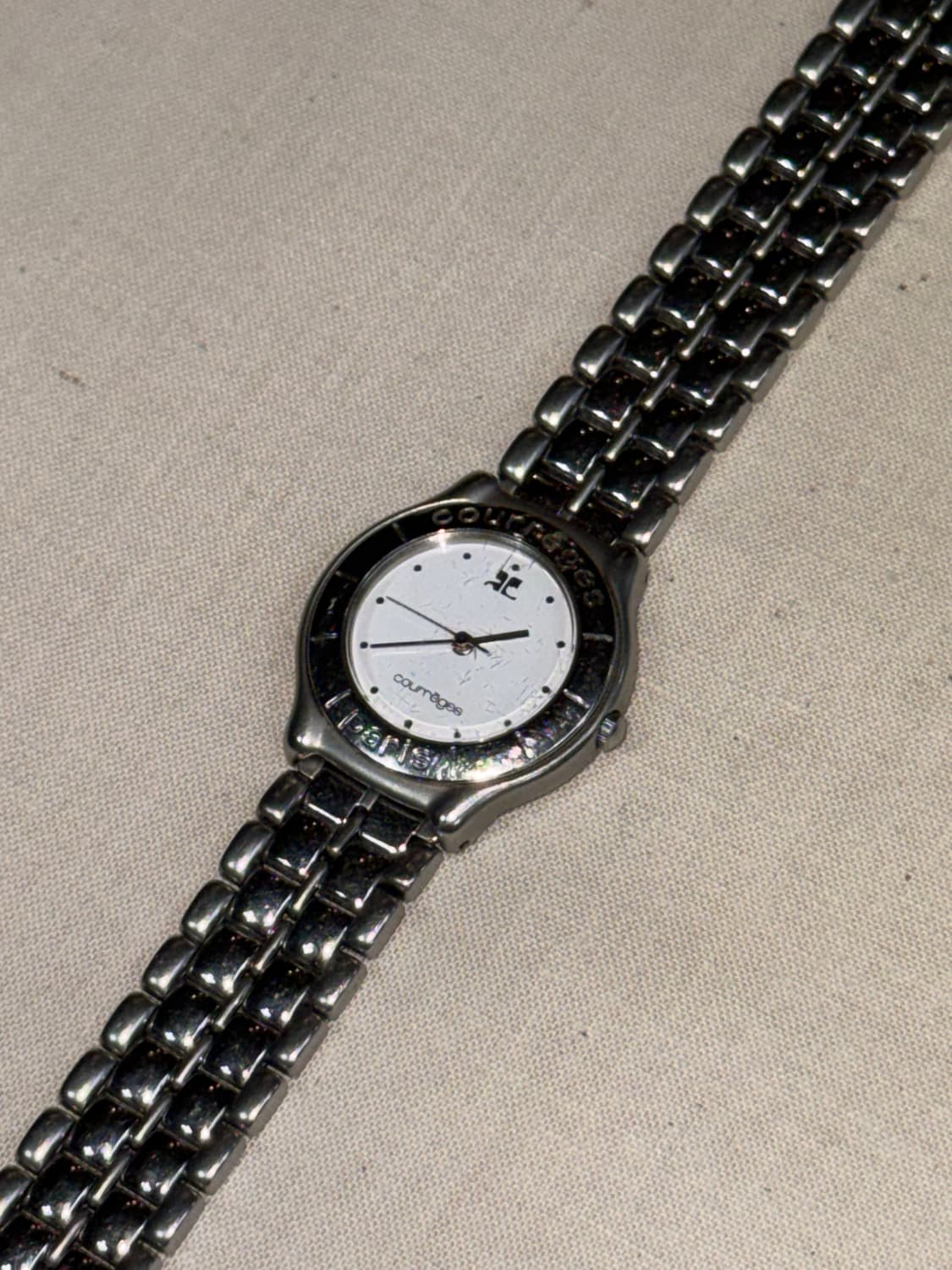 [VINTAGE] Courrèges Paris Silver Logo Wa 상품이미지2