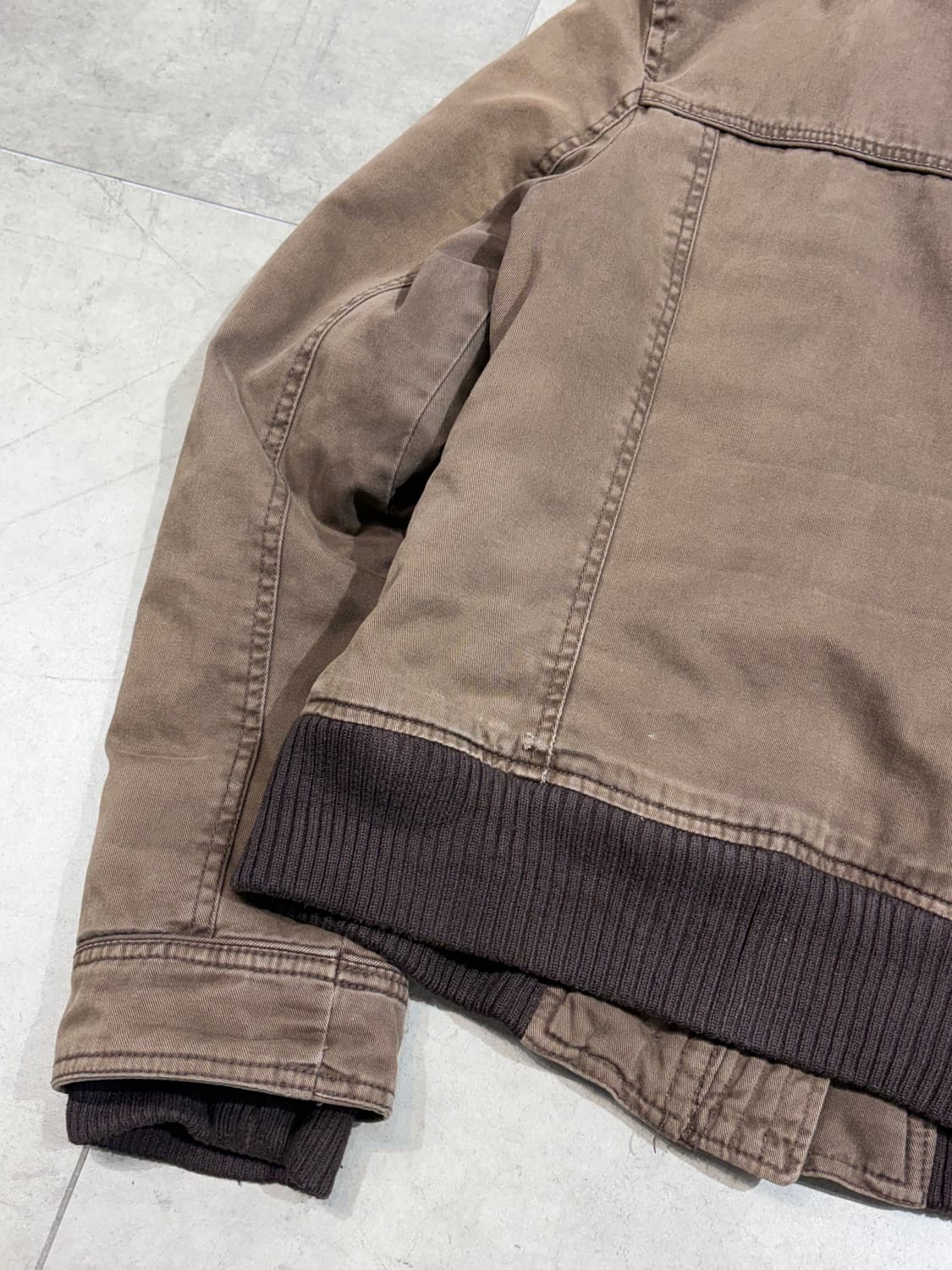 아베크롬비 초코 브라운 워크 자켓 상품이미지9