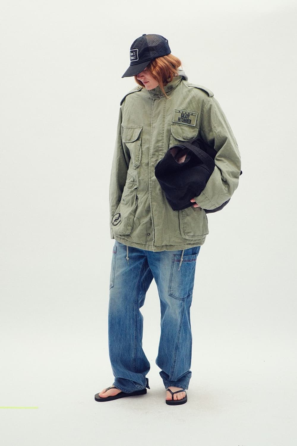 ERTR / side pocket 카고 데님 팬츠 상품이미지5