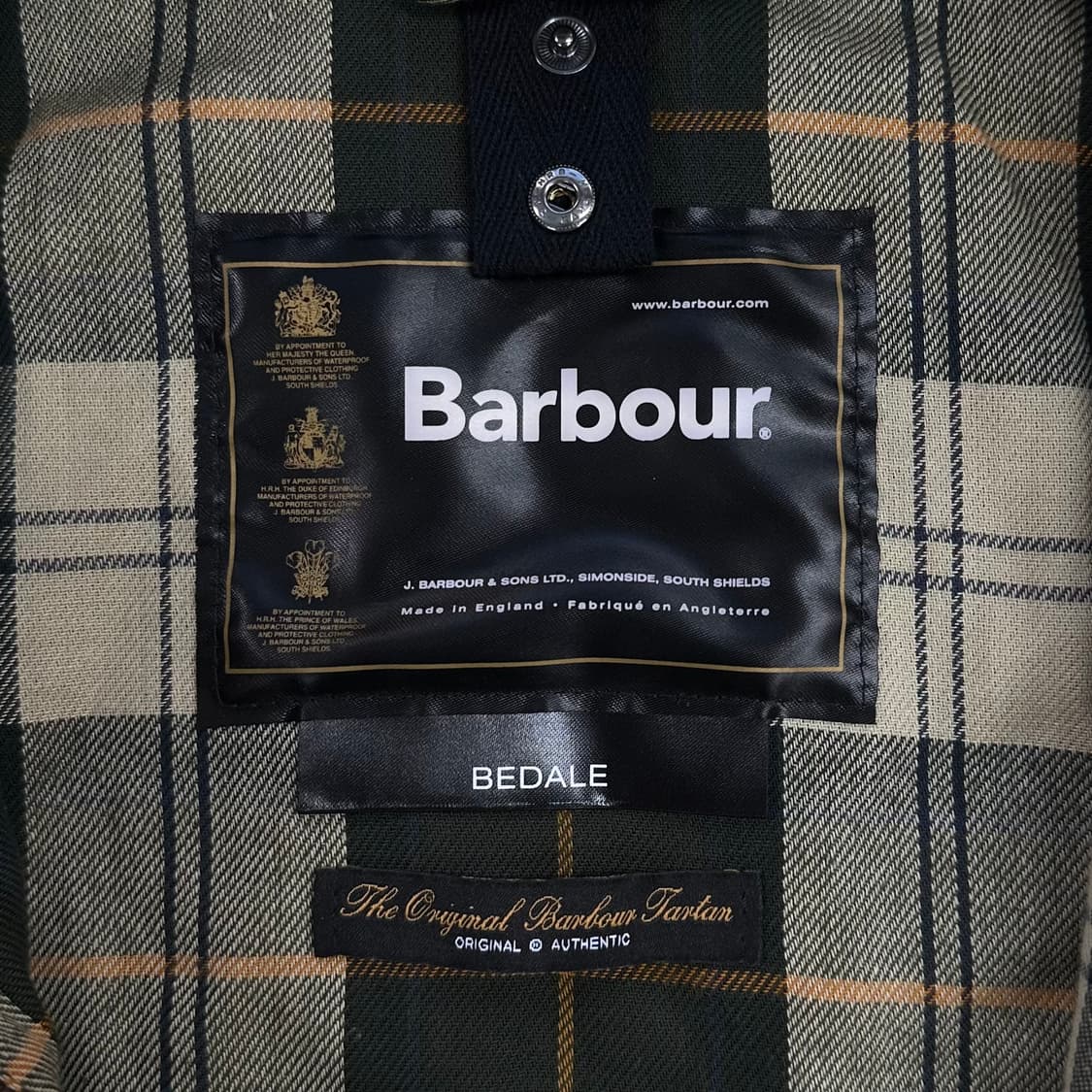 Barbour Beaufort Wax Jacket (olive) 상품이미지8
