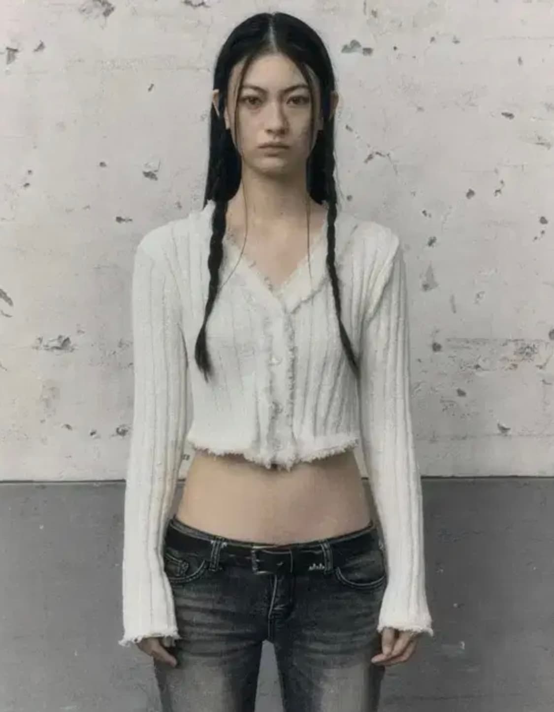 보헤미안서울 테슬 가디건 화이트 tassel cardigan 상품이미지1