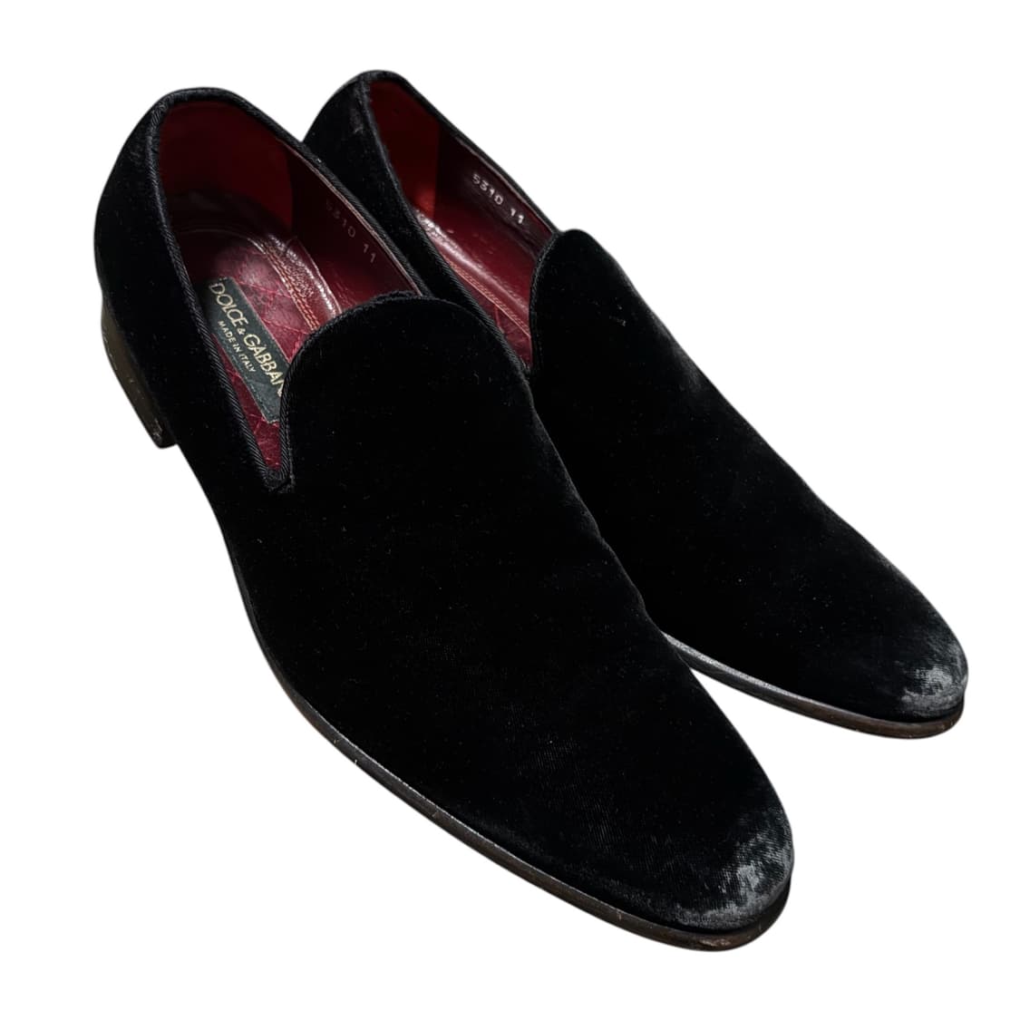 돌체앤가바나 블랙 벨벳 로퍼 11 280-290 상품이미지1