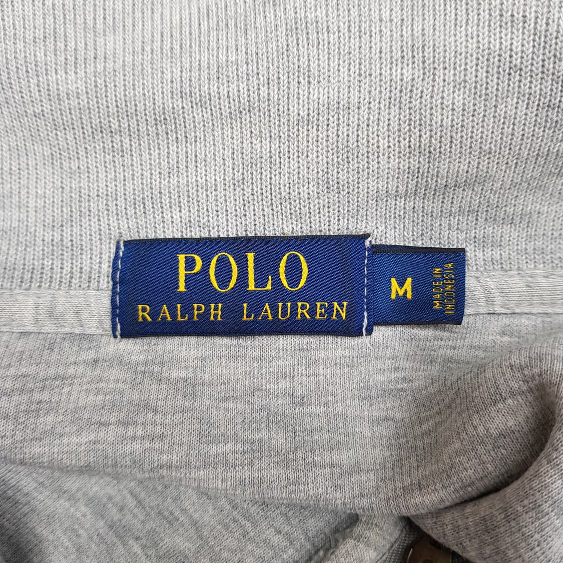 폴로 랄프로렌 면소재 하프집업 니트  M사이즈 상품이미지3