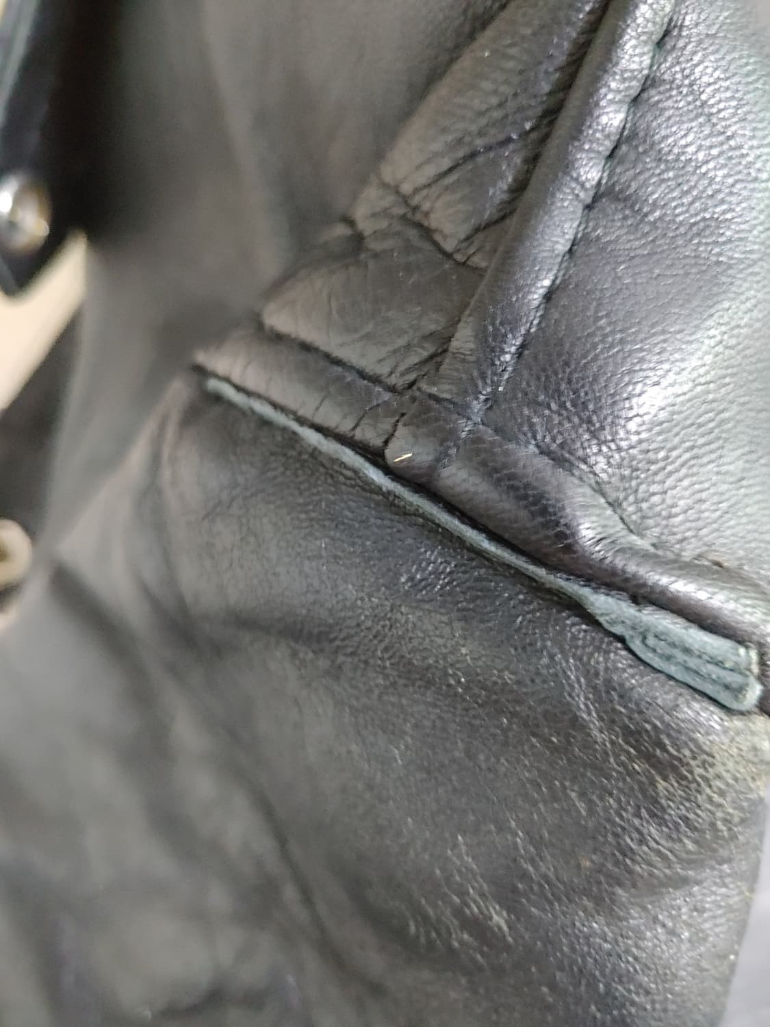 빈티지 mascot 더블라이더 레더자켓 상품이미지4