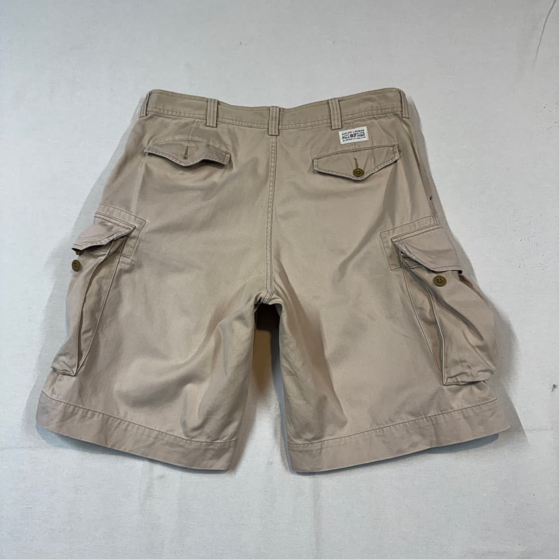36inch) 폴로 랄프로렌 박스로고 카고 버뮤다 반바지 면바지 상품이미지1