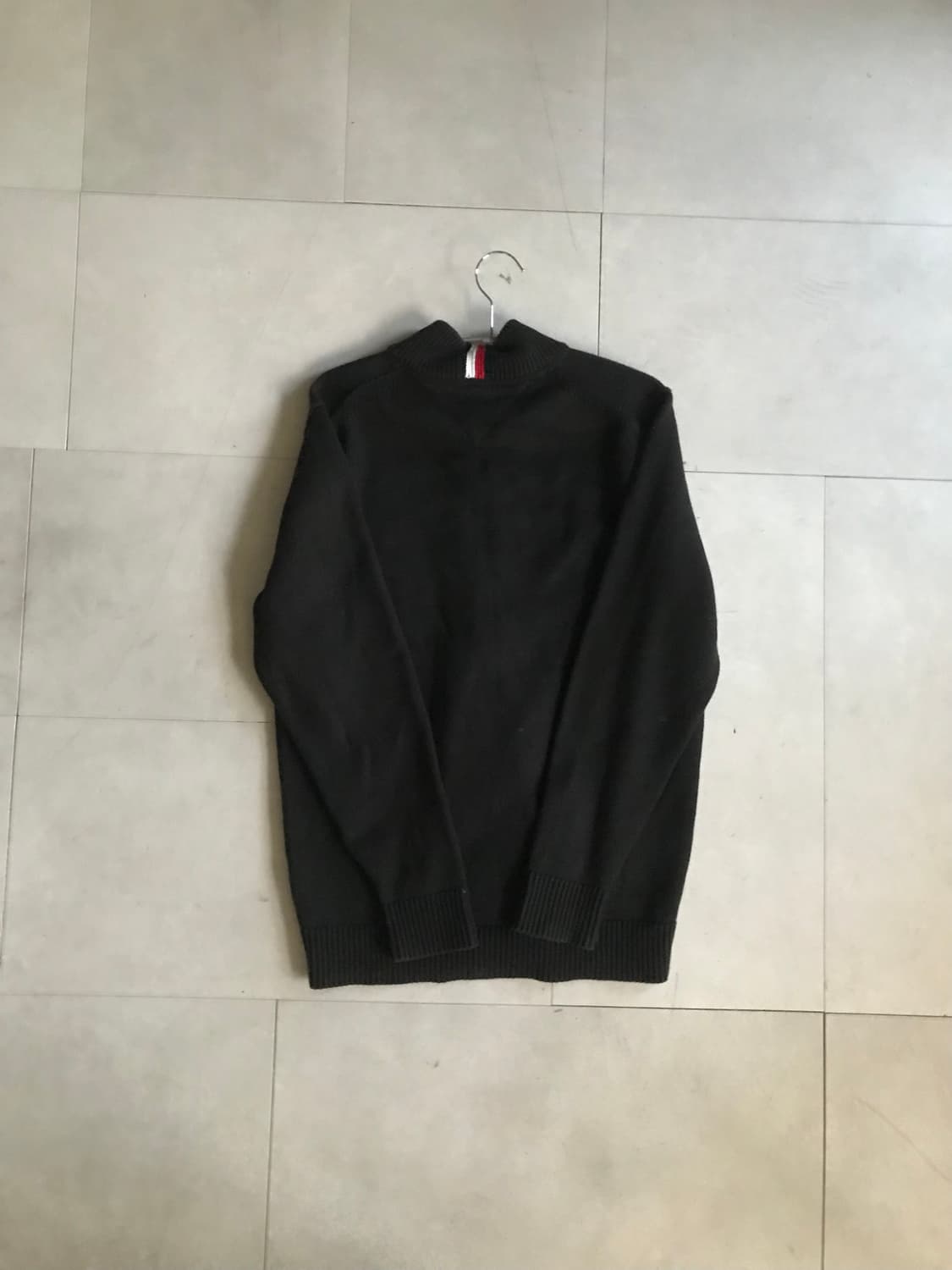 타미힐피거 블랙 니트집업 상품이미지7