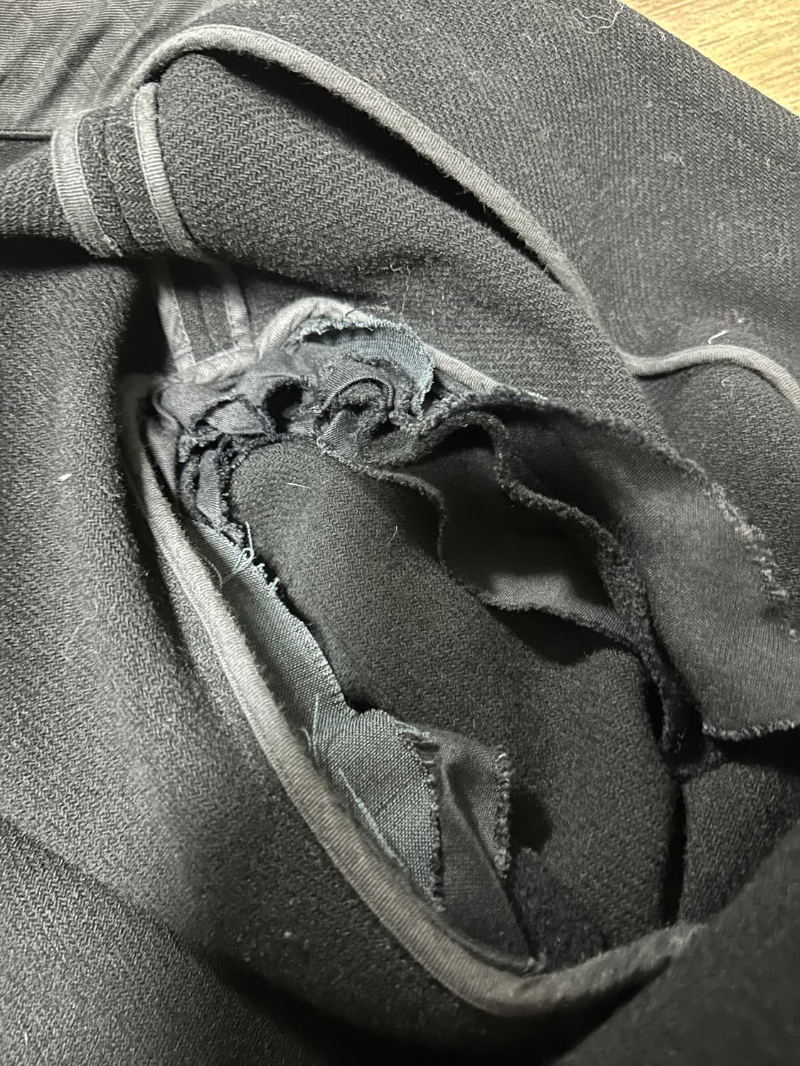 꼼데가르송 준야와타나베 싱글 울코트 상품이미지6