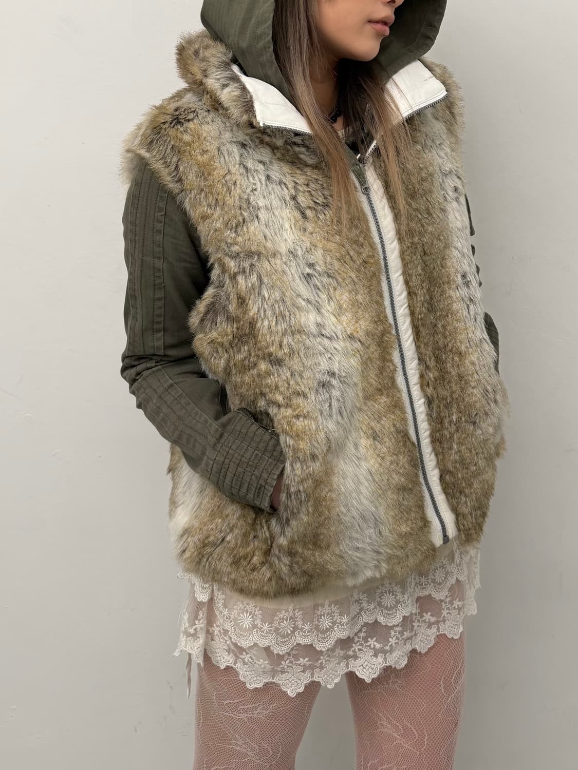 리버시블 퍼 베스트 상품이미지2