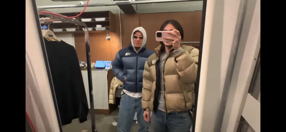 노스페이스 눕시 센터로고 네이비 M 상품이미지10