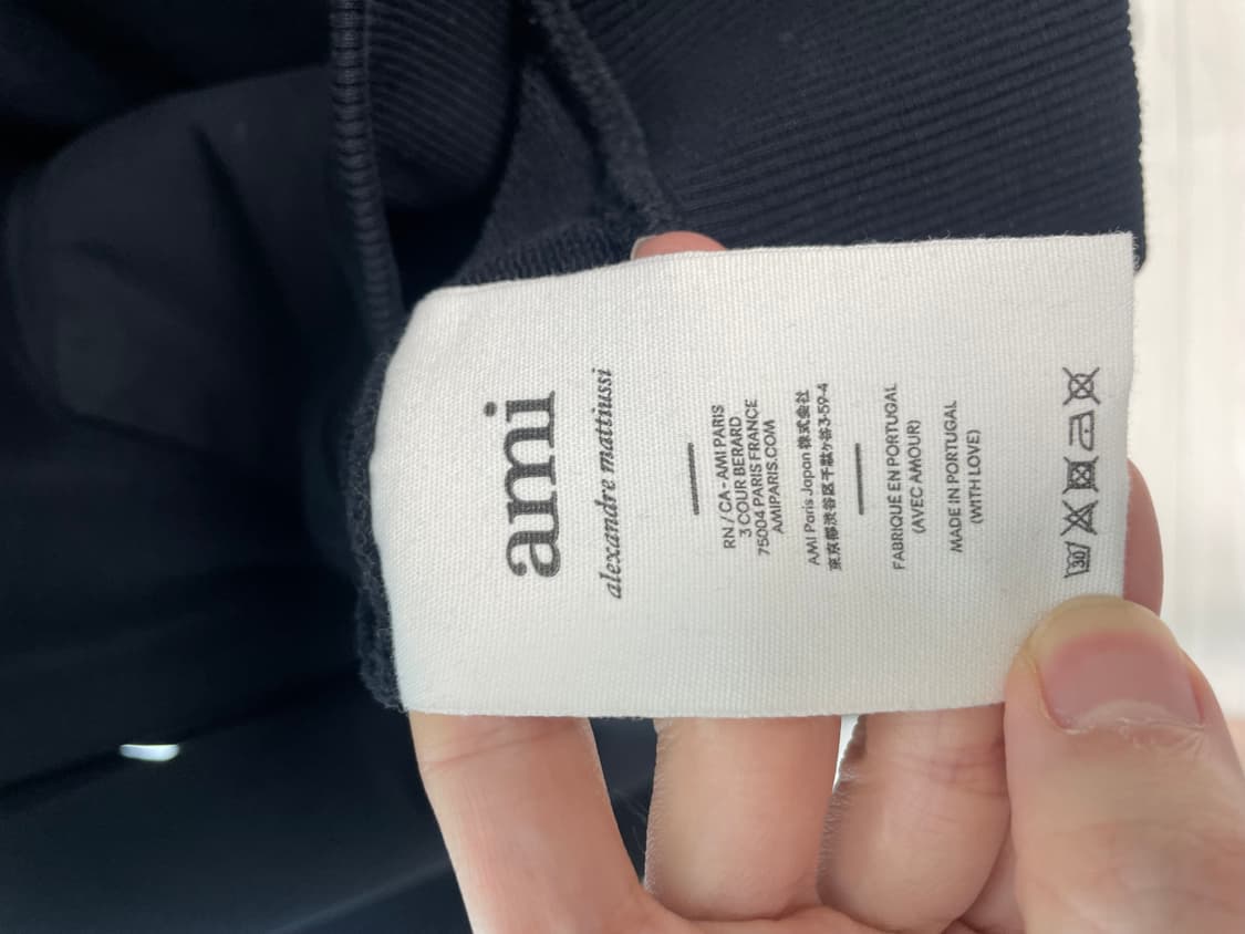 아미 블랙 후드티  상품이미지6