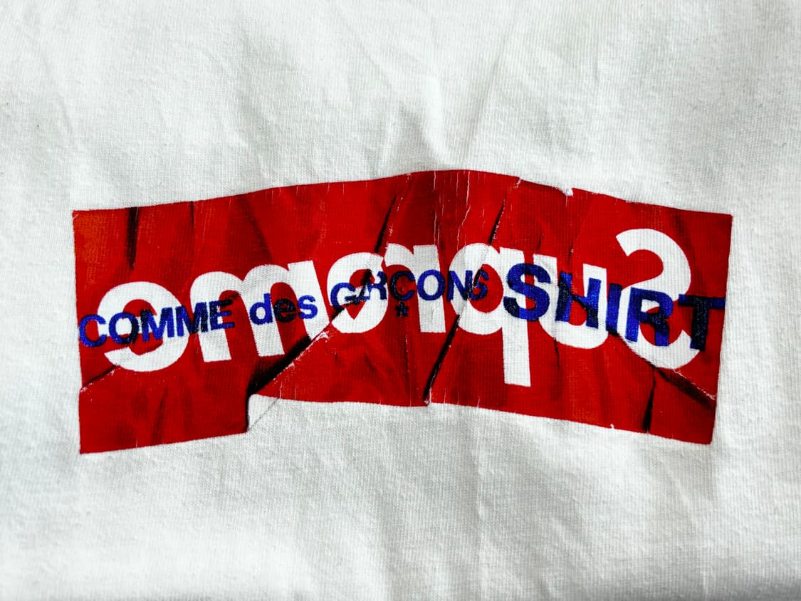 [정품] 슈프림 x 꼼데가르송 반팔 L 상품이미지4