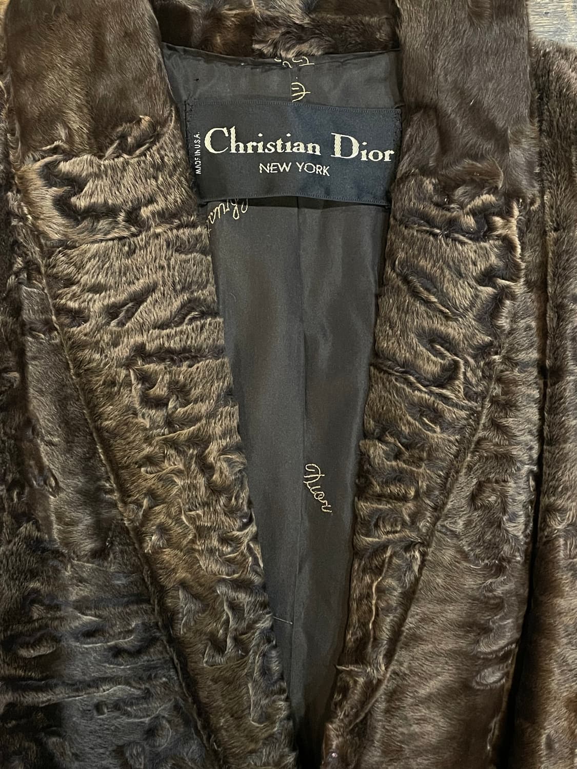 Dior brown fur jacket 상품이미지6