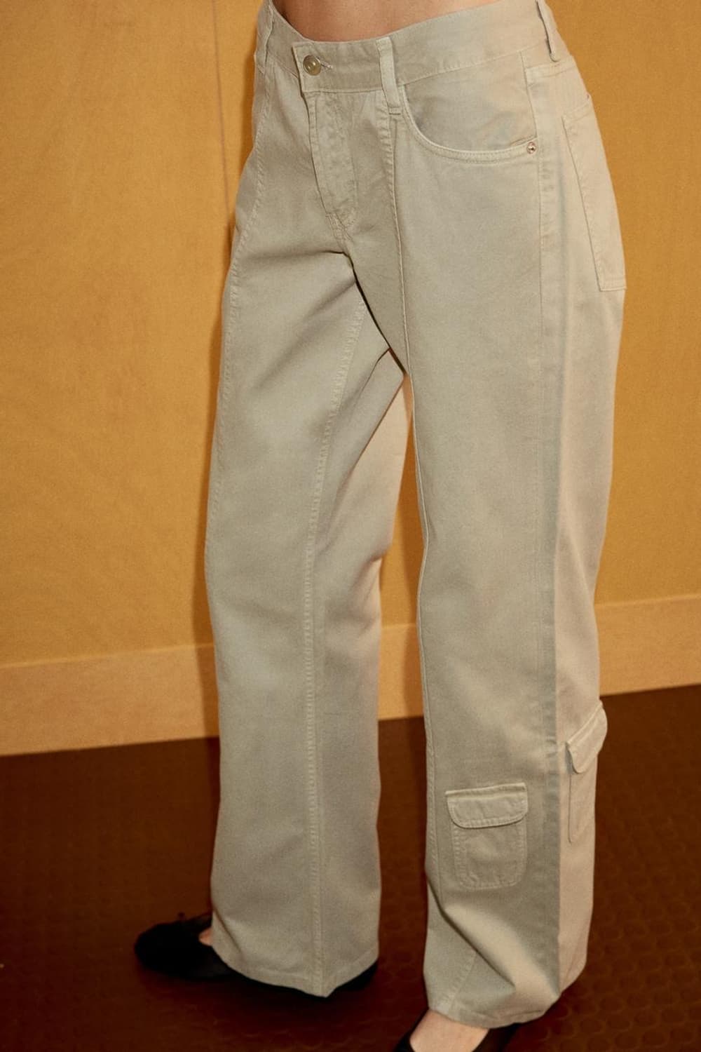 Zara 자라 스티치 카고 팬츠 상품이미지2