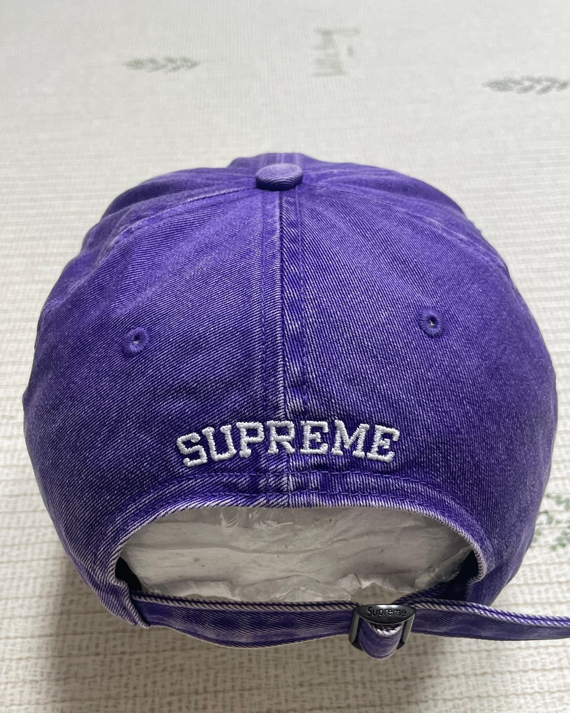 20ss 슈프림 피그먼트 프린트 S 로고 6-패널 캡 퍼플 상품이미지2