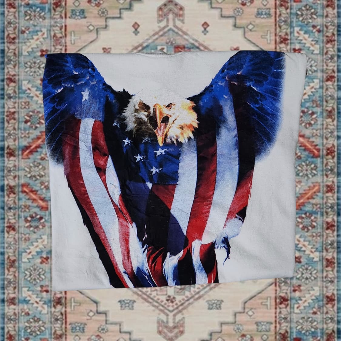 Gildan 독수리 USA 아메리카나 그래픽 티셔츠 L 상품이미지3
