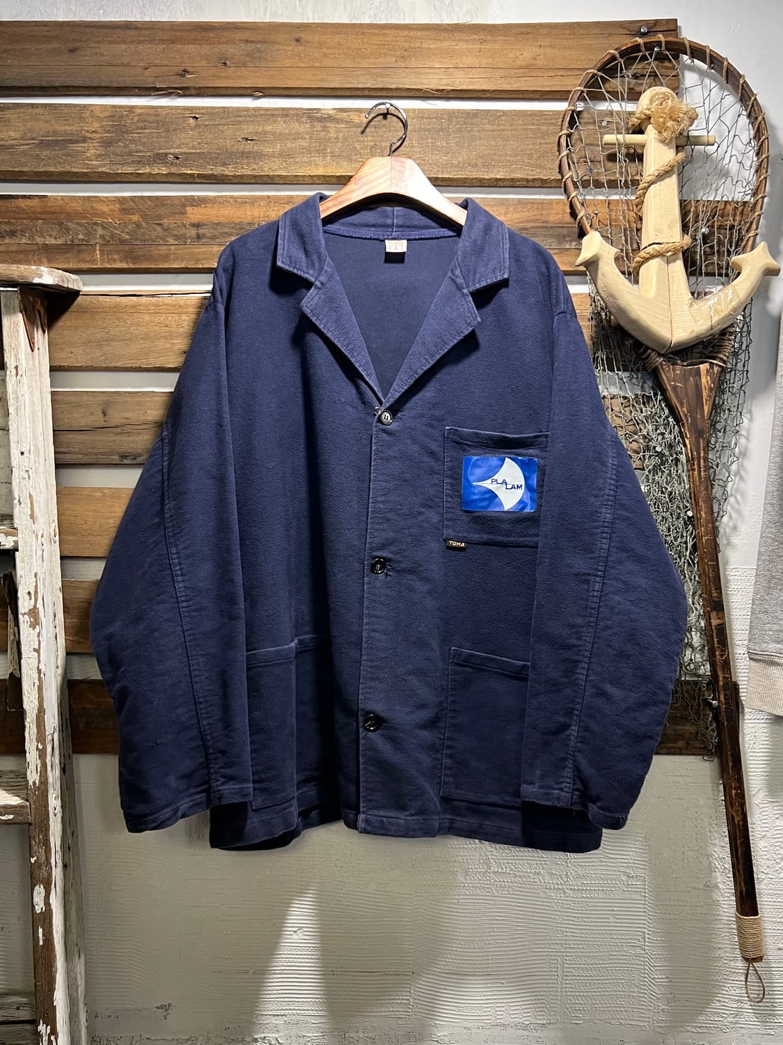 [L]90's 빈티지 몰스킨 배드포드 프렌치 워크자켓 상품이미지1