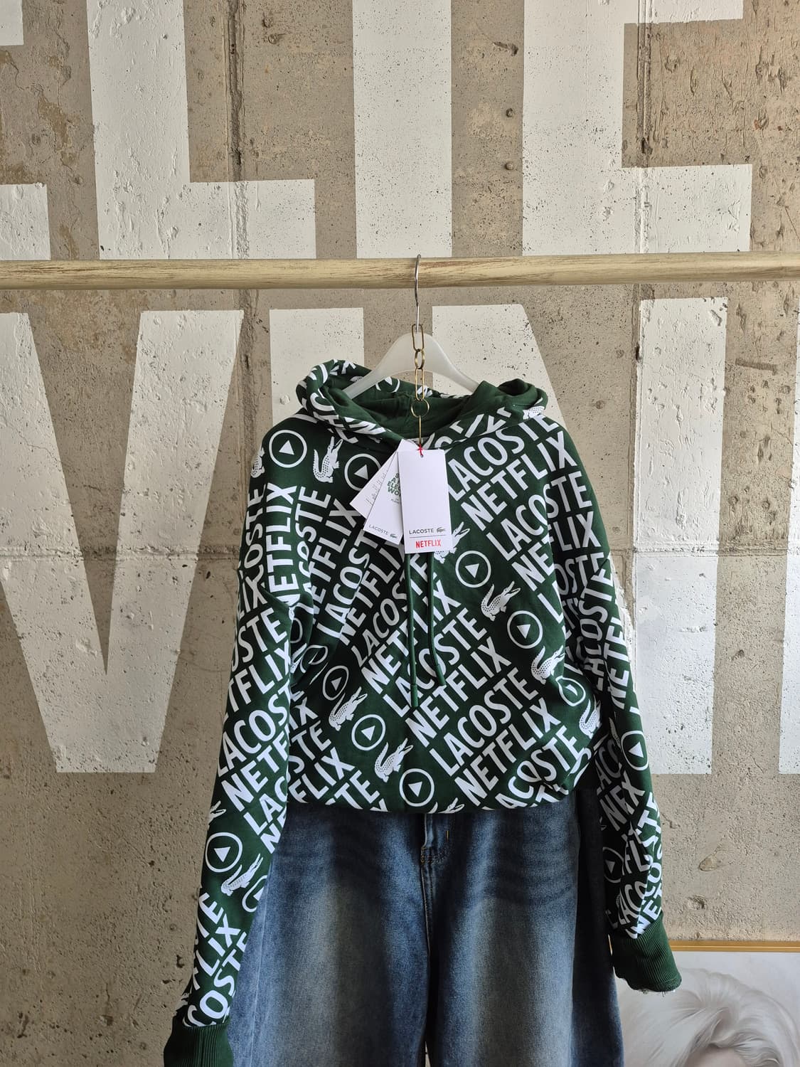 새상품특가 )라코스테 네플리스 콜라보 후드 맨투맨 상품이미지2