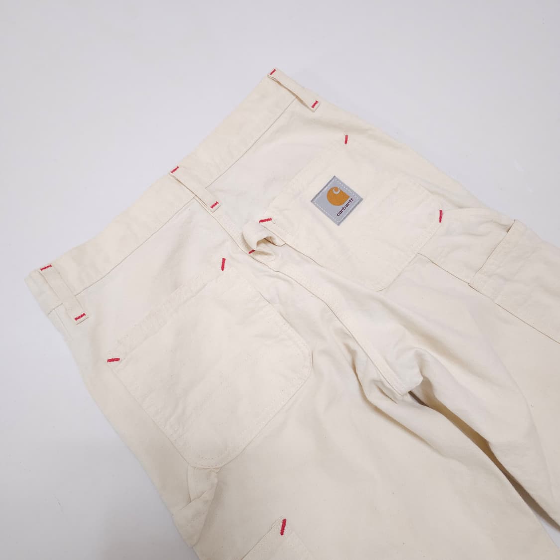 칼하트 80s 더블니 워크팬츠 크림 상품이미지4