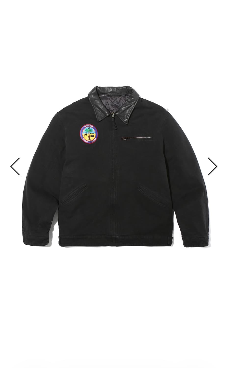 (새상품) 페치 리버시블 워크 자켓 블랙 S 상품이미지1