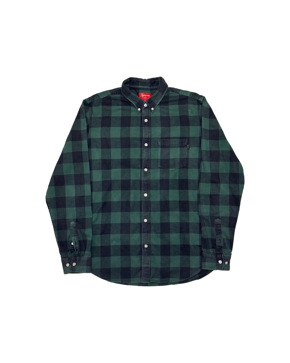 슈프림 버팔로 플란넬 셔츠 그린 상품이미지1