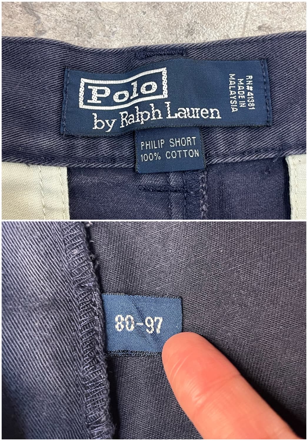 폴로 랄프로렌 하프 팬츠 네이비 #csz3905 상품이미지3