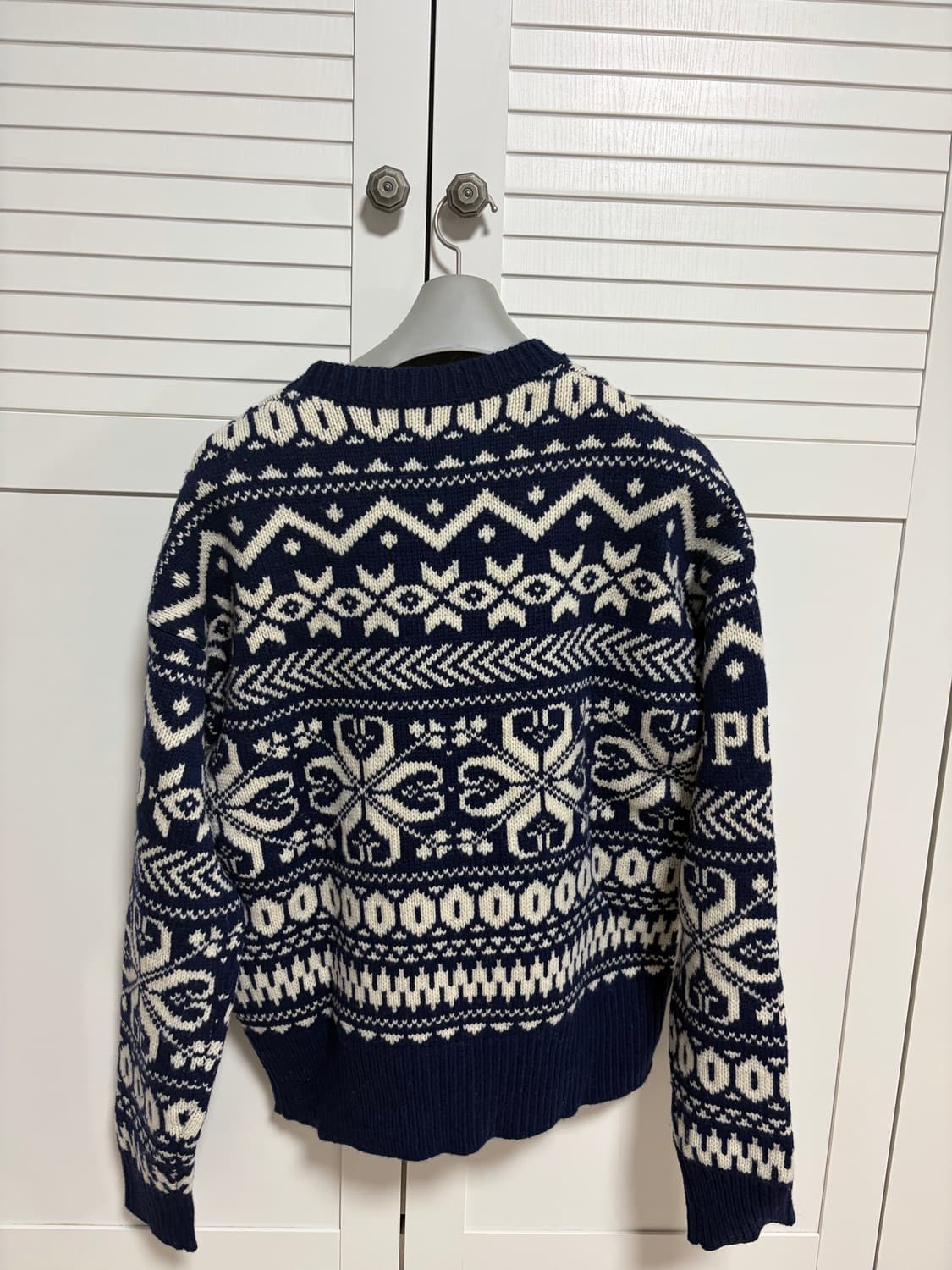 폴로 니트 m(페어아일) 상품이미지2