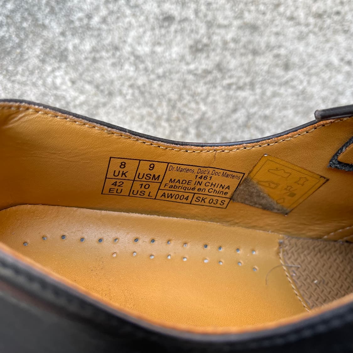 [8UK] 닥터마틴 1461 나파 3홀 (270~275) 무광 상품이미지8