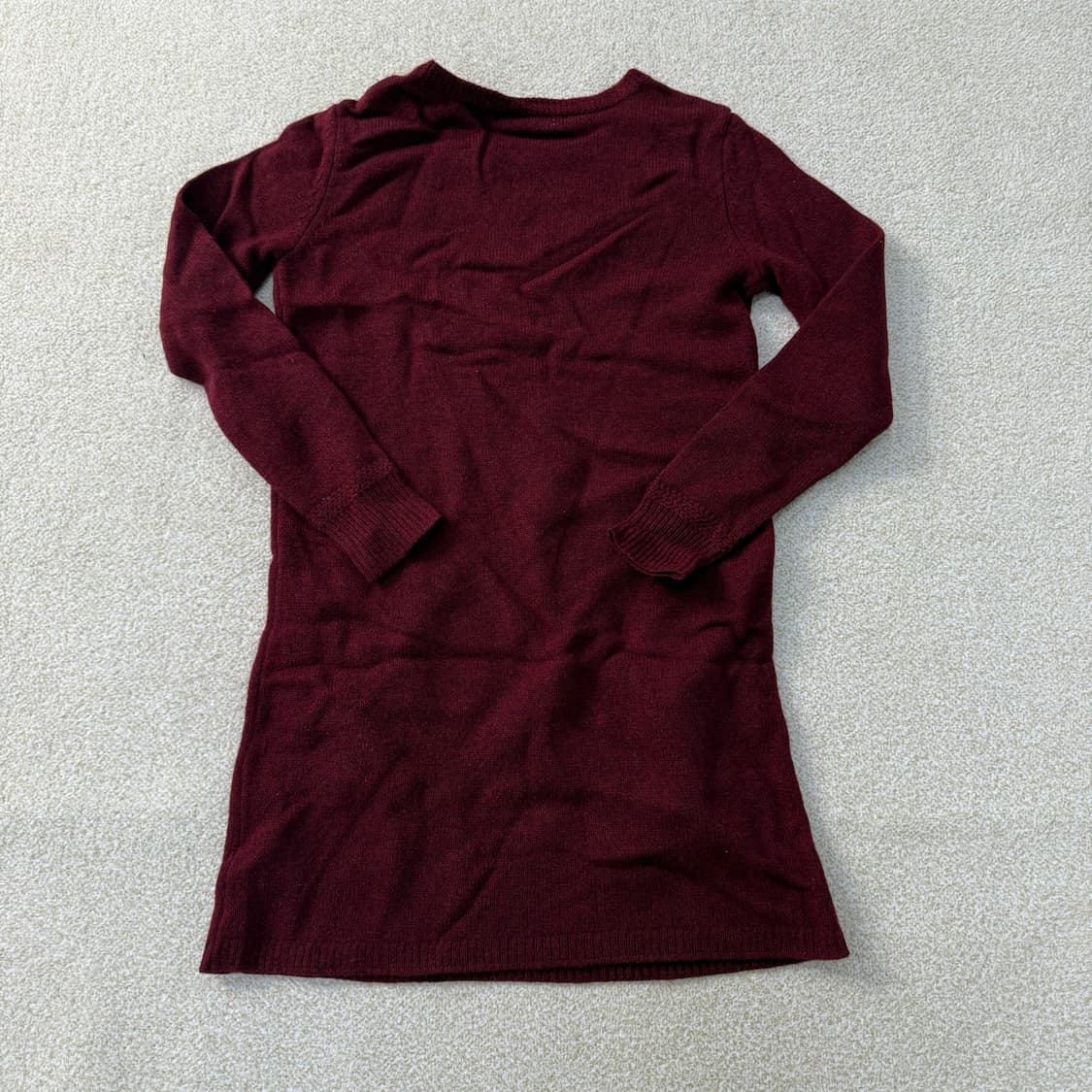 [90] 빈폴 여성 버건디 울 니트 원피스 0108T1 상품이미지2