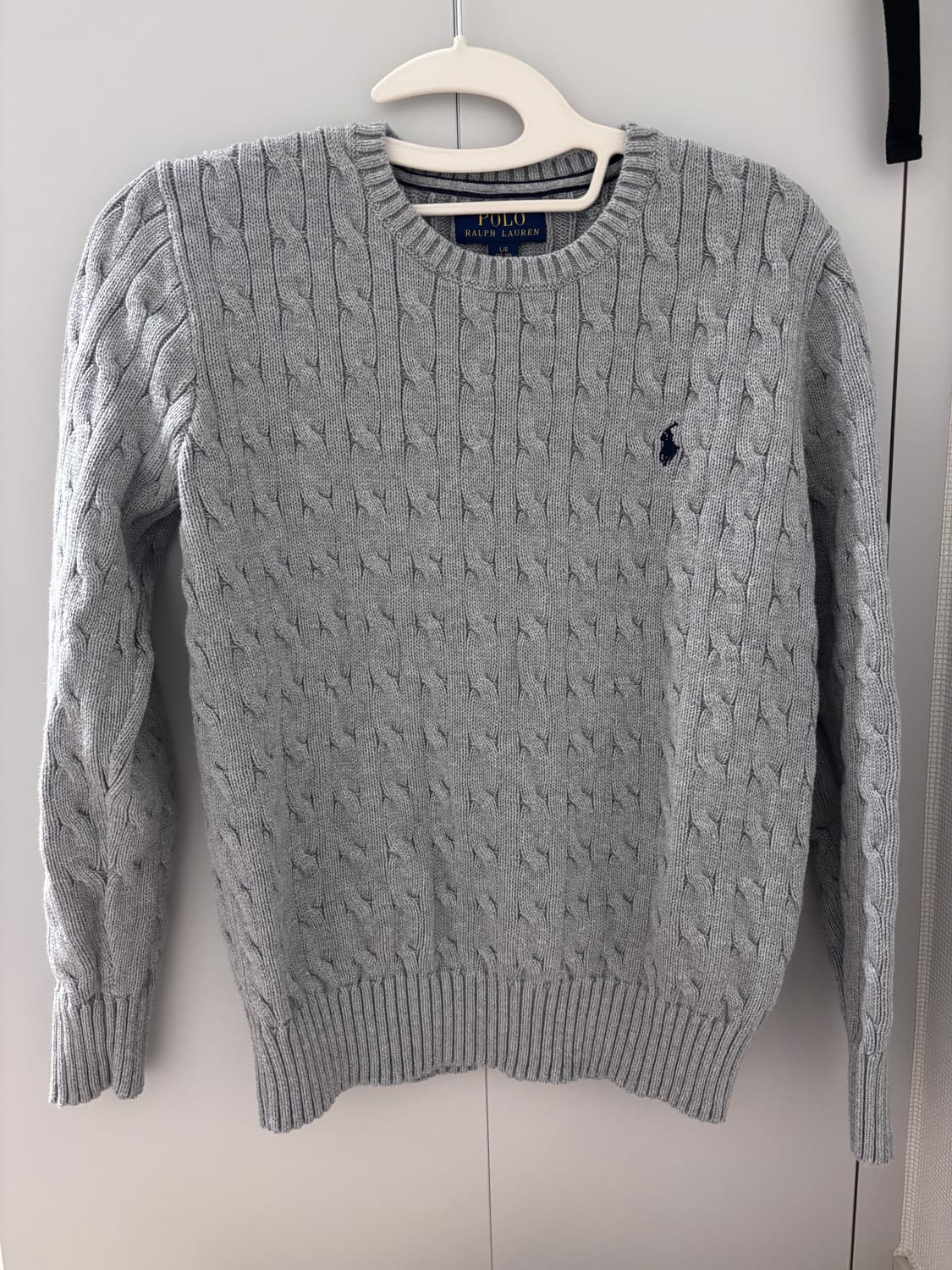 폴로 랄프로렌 보이즈 L 꽈배기 니트 상품이미지1