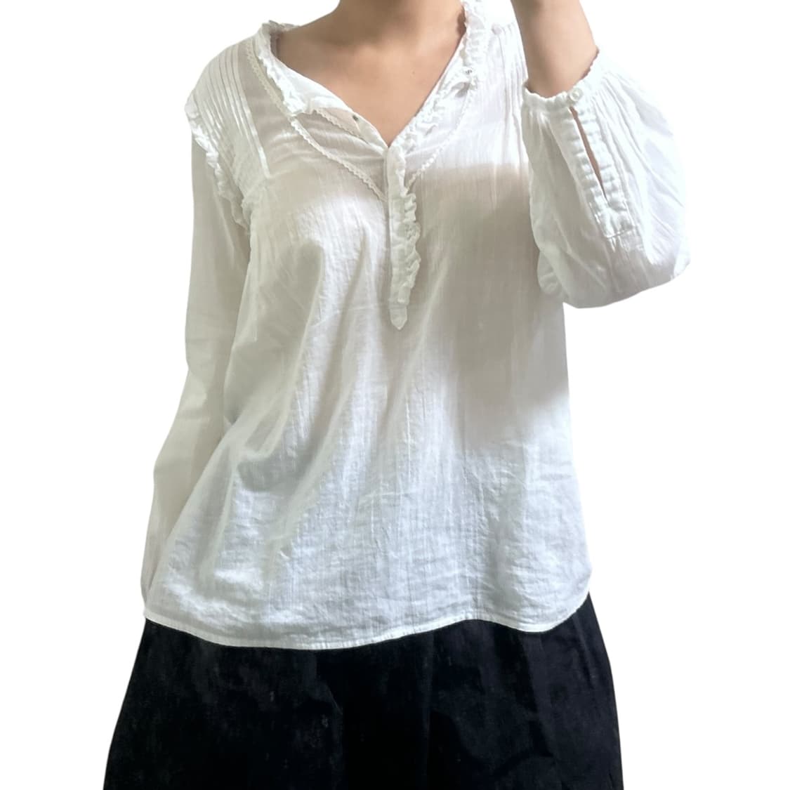 [ATHE VANESSABRUNO] 아떼 바네사브루노 프릴 블라우스 상품이미지2