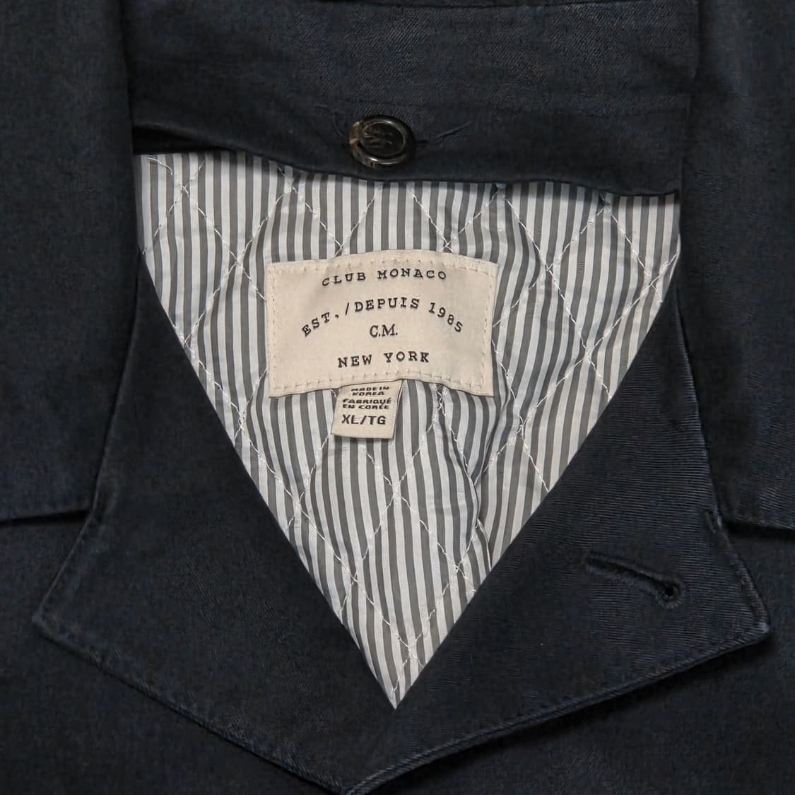 Club Monaco 클럽 모나코 XL 싱글 트렌치 코트 상품이미지4