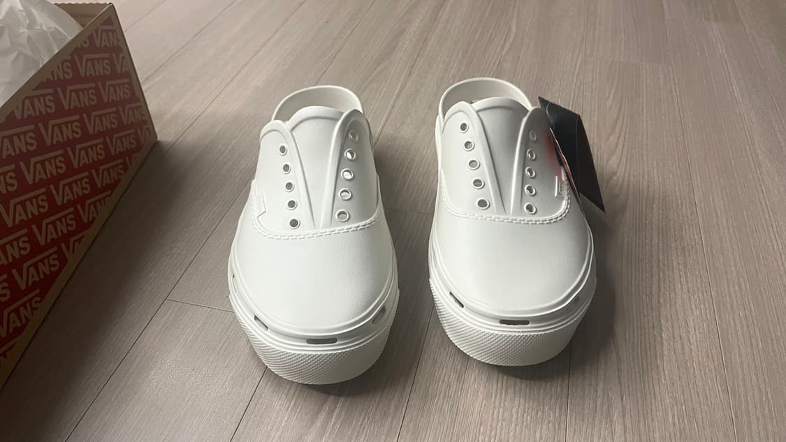 반스 클로그 뮬 크림 260 새제품 상품이미지2