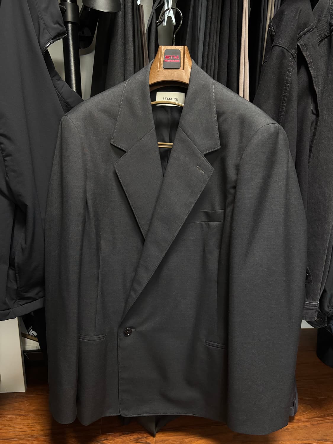 (48/48) 르메르 25fw 더블 셋업 Coal 상품이미지5