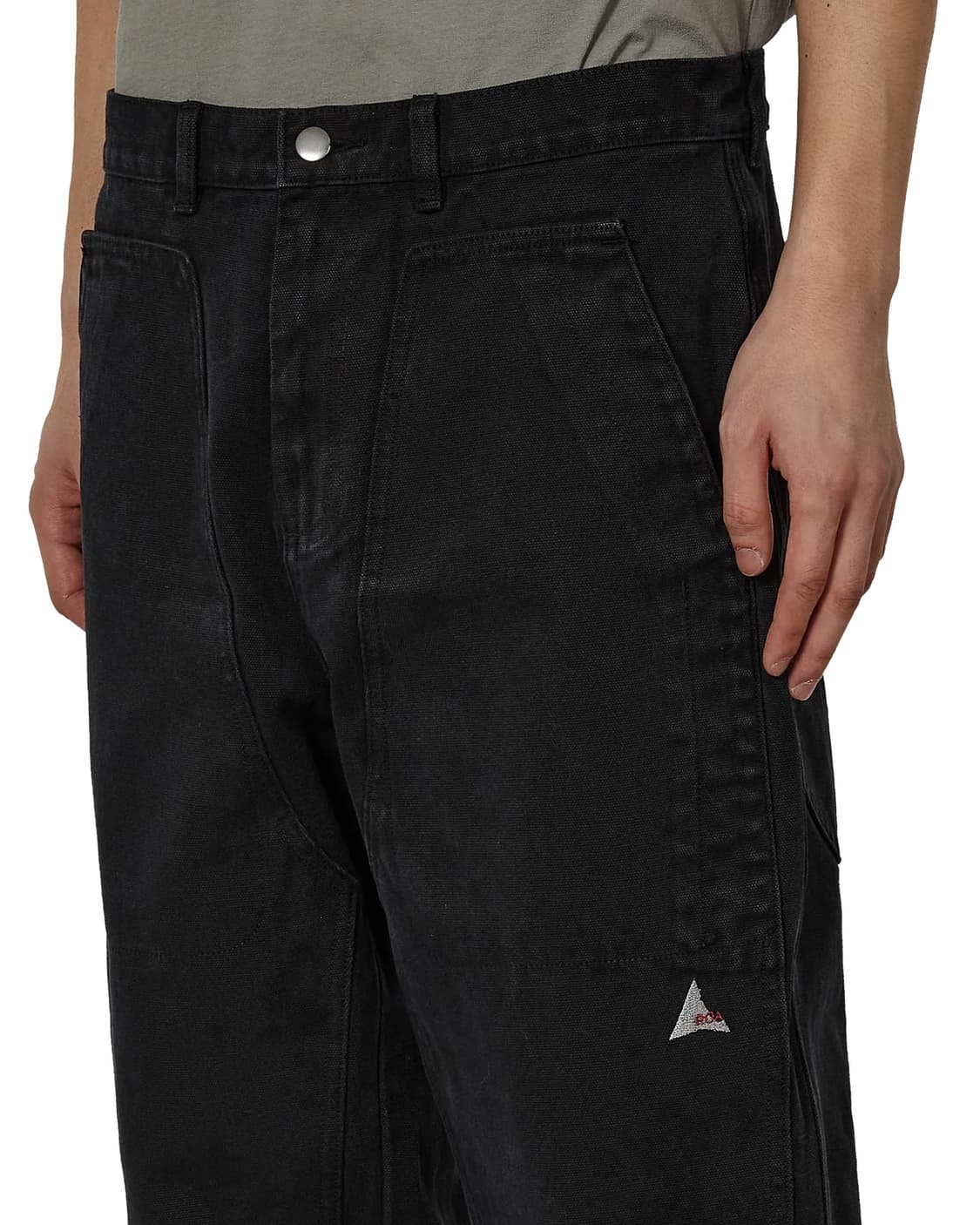 [S,M,L]로아 하이킹 26ss FOMES 더블 워시드 팬츠/블랙 상품이미지1