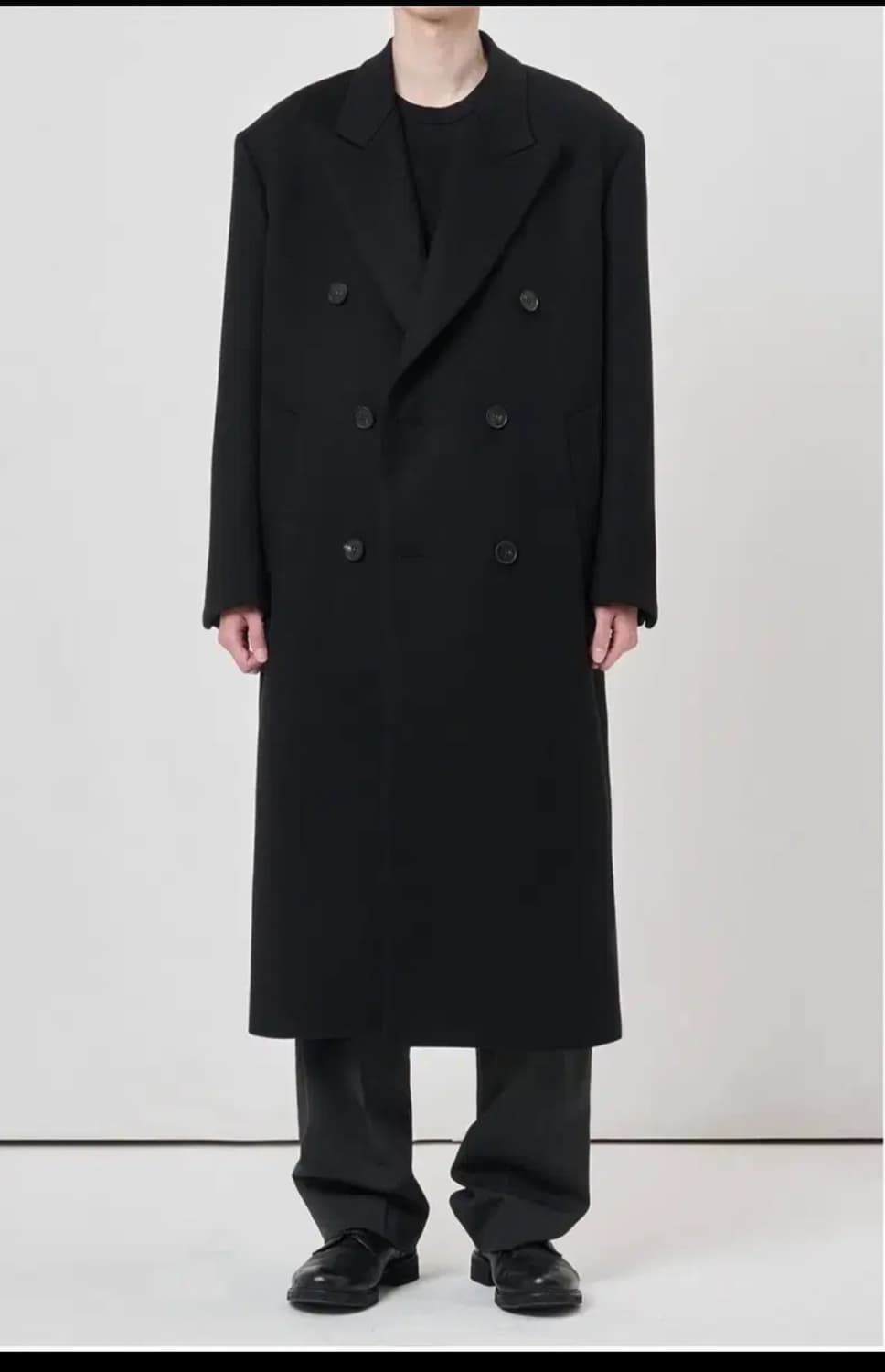 마마가리 오버사이즈 더블 브레스티드 챠콜(새상품) 46사이즈 상품이미지2