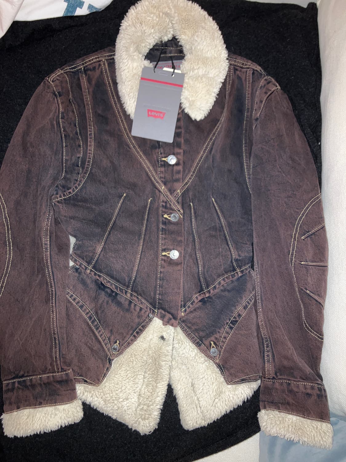 (새상품) 키코코스타디노브 x 리바이스 paneled jacket 상품이미지4