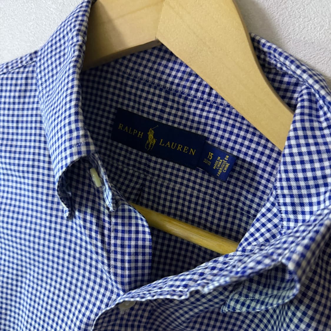 폴로 랄프로렌 잔체크 오색말셔츠 (남성 100정도) 상품이미지3