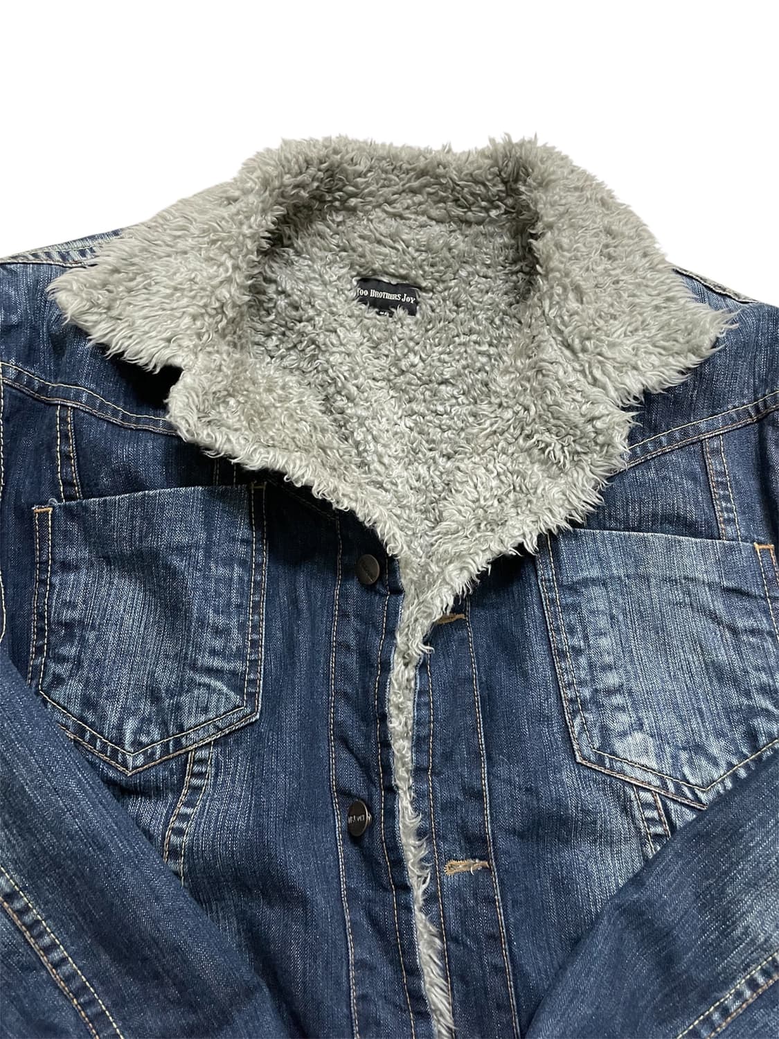 00s 2010 빈티지 워싱데님 쉐르파 청자켓 유니섹스코르티스트루릴리젼 상품이미지7