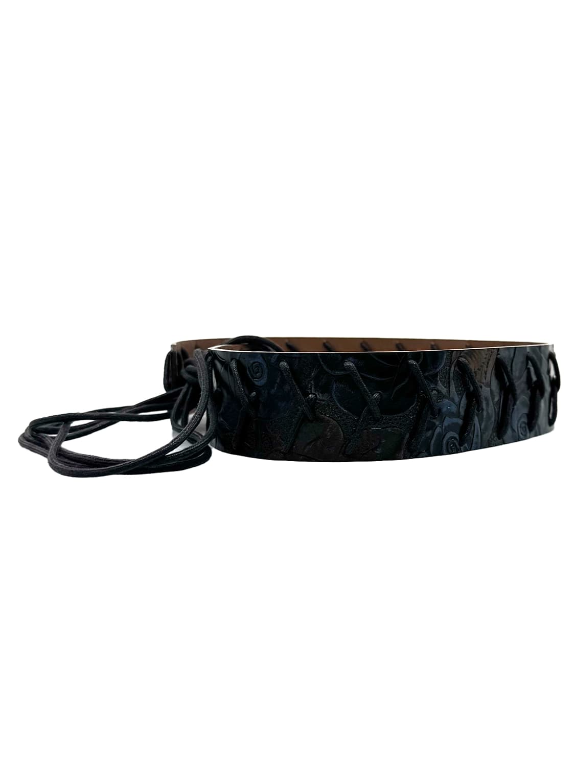 Vintage Leather Caving Belt/ Os 상품이미지4