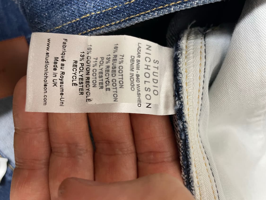 스튜디오니콜슨 데님 트러커 L사이즈 상품이미지4