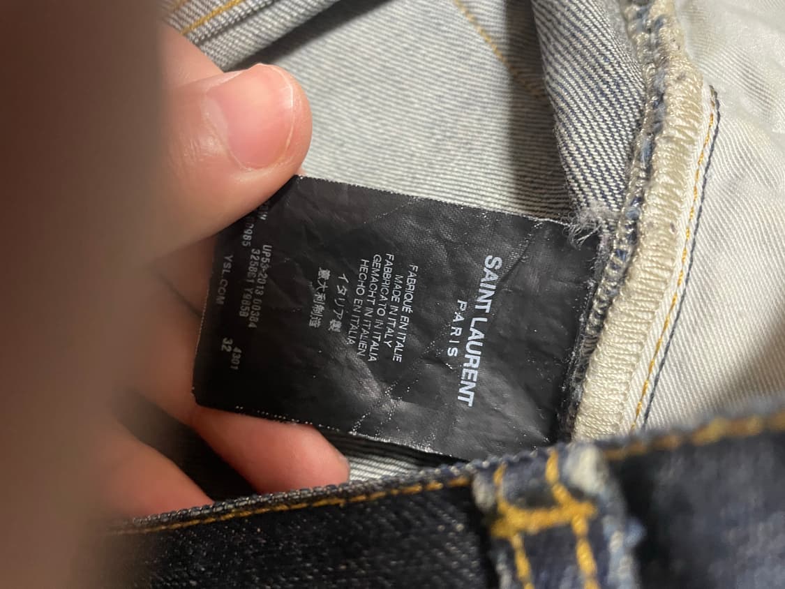 13fw 생로랑 진청 녹워싱 32 상품이미지4