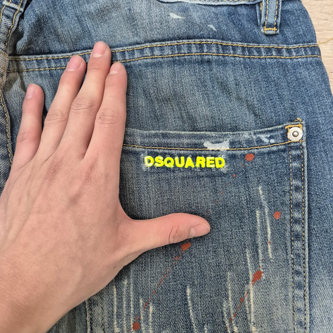 디스퀘어드2 데미지 워싱 데님 팬츠 청바지 (46) 상품이미지5