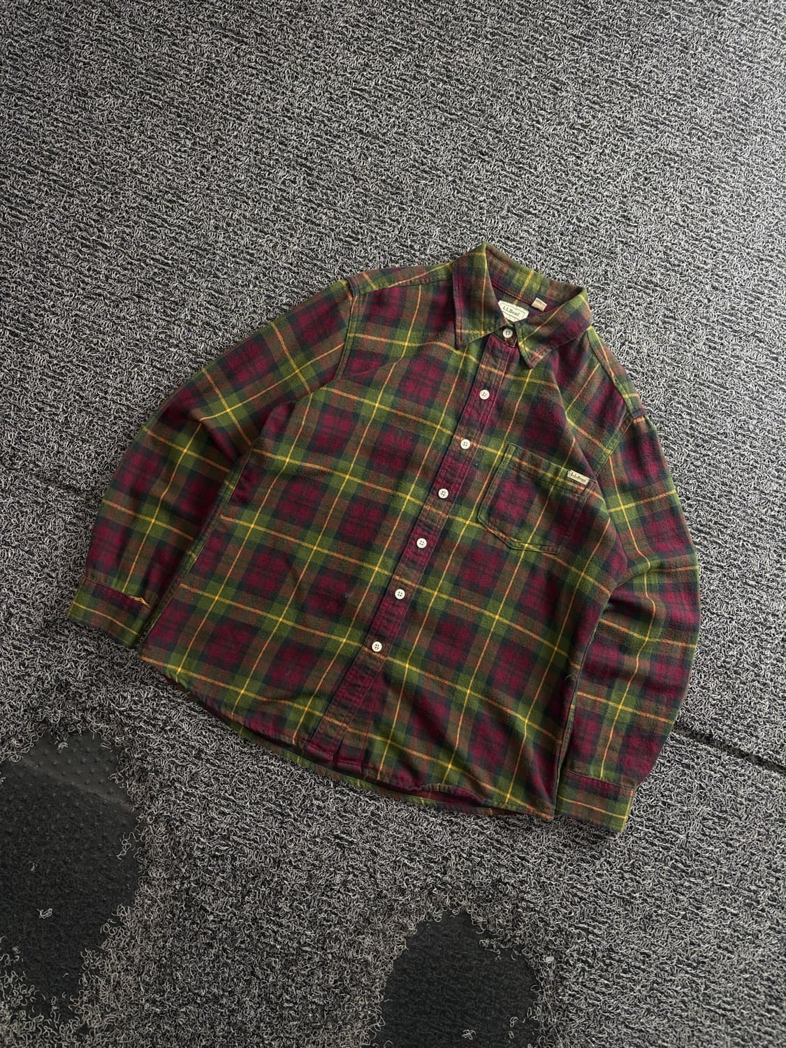 LL BEAN 엘엘빈 클래식 타탄 체크 플란넬 셔츠 5061 상품이미지1
