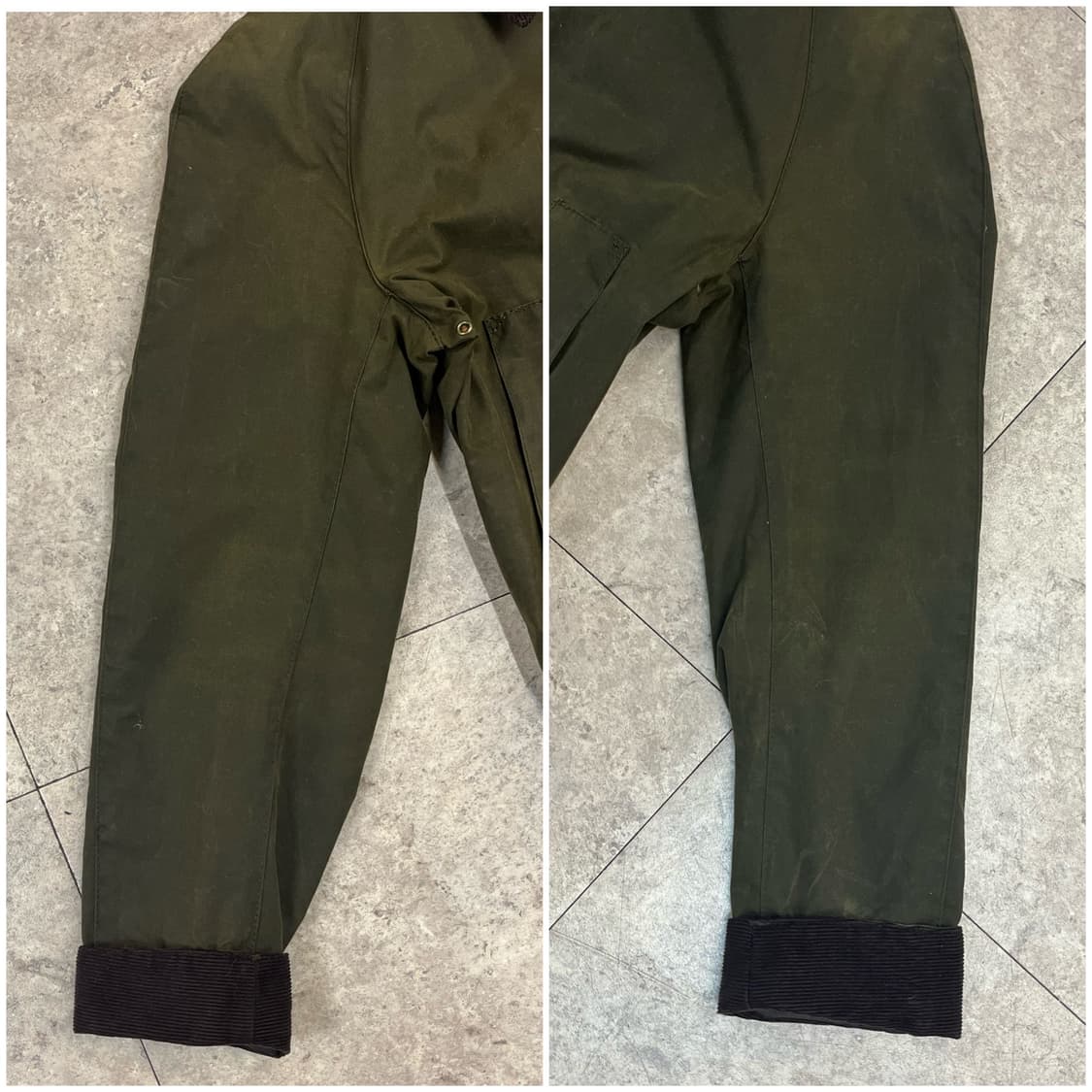 바버 왁스 자켓 카키 XS #csz2660 상품이미지6