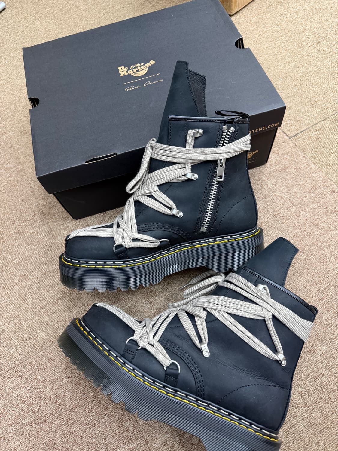 닥터마틴 Rick Owens 부츠 블랙 290사이즈 팝니다 상품이미지3